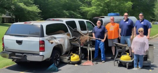 Parsippany residents cleaning up junk with Junk-A-Haulics service- Junk-A-Haulics